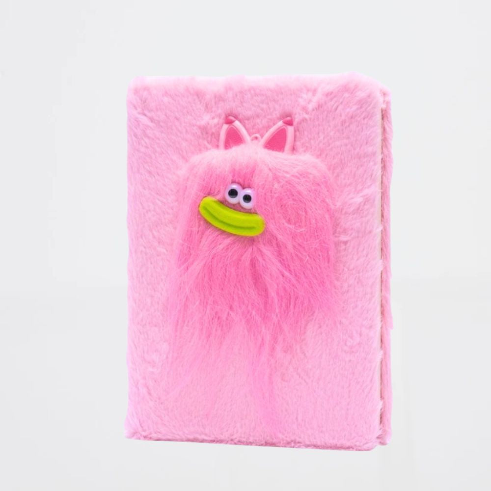 Libreta Peludo Rosa