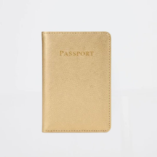 Portapasaportes Dorado