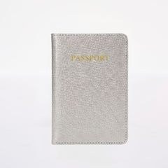 Portapasaportes Plateado