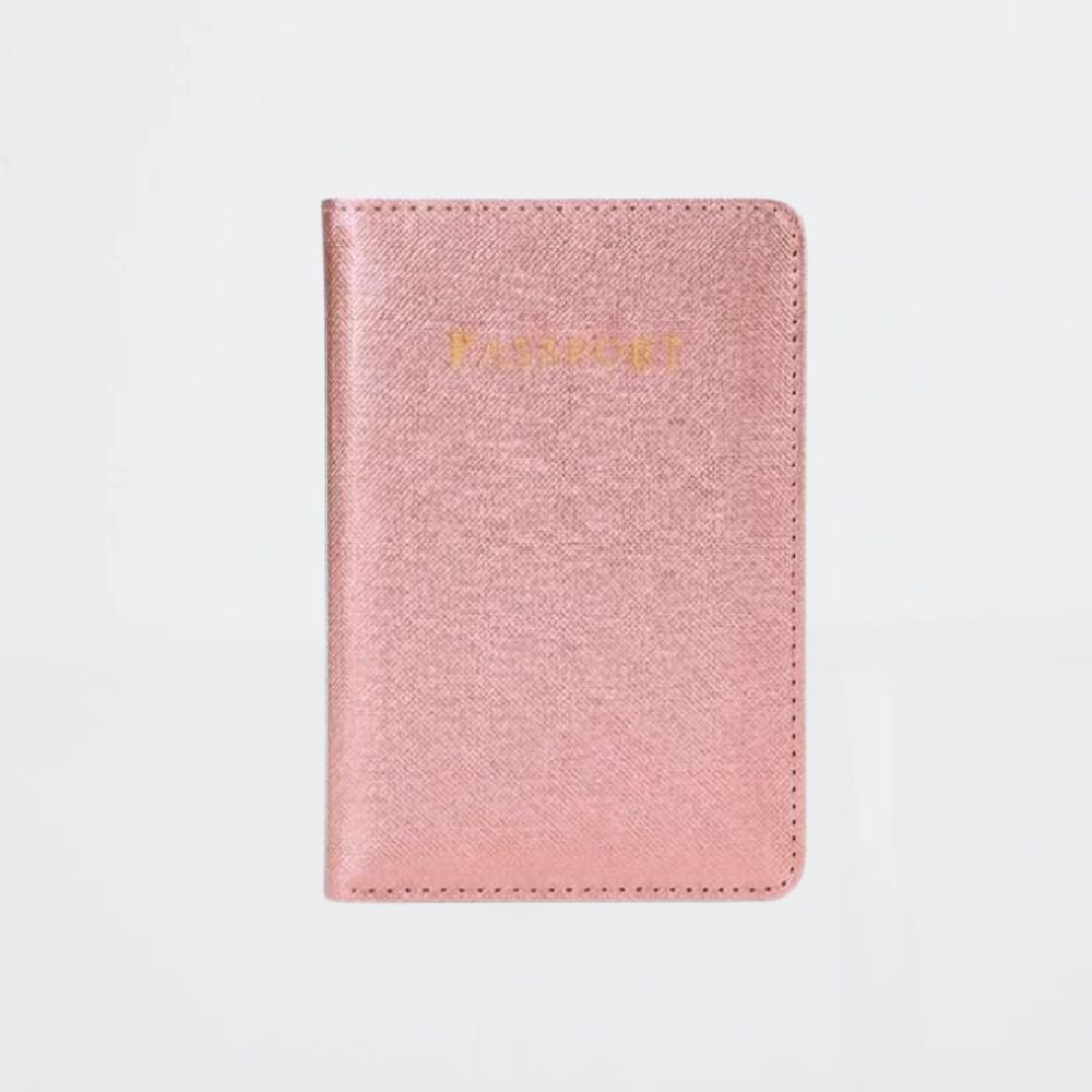 Portapasaportes Rosa