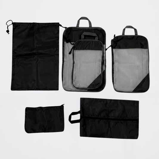 Set 6 Bolsas Empacar Negro