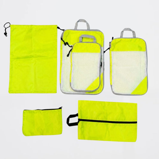 Set 6 Bolsas Empacar Verde