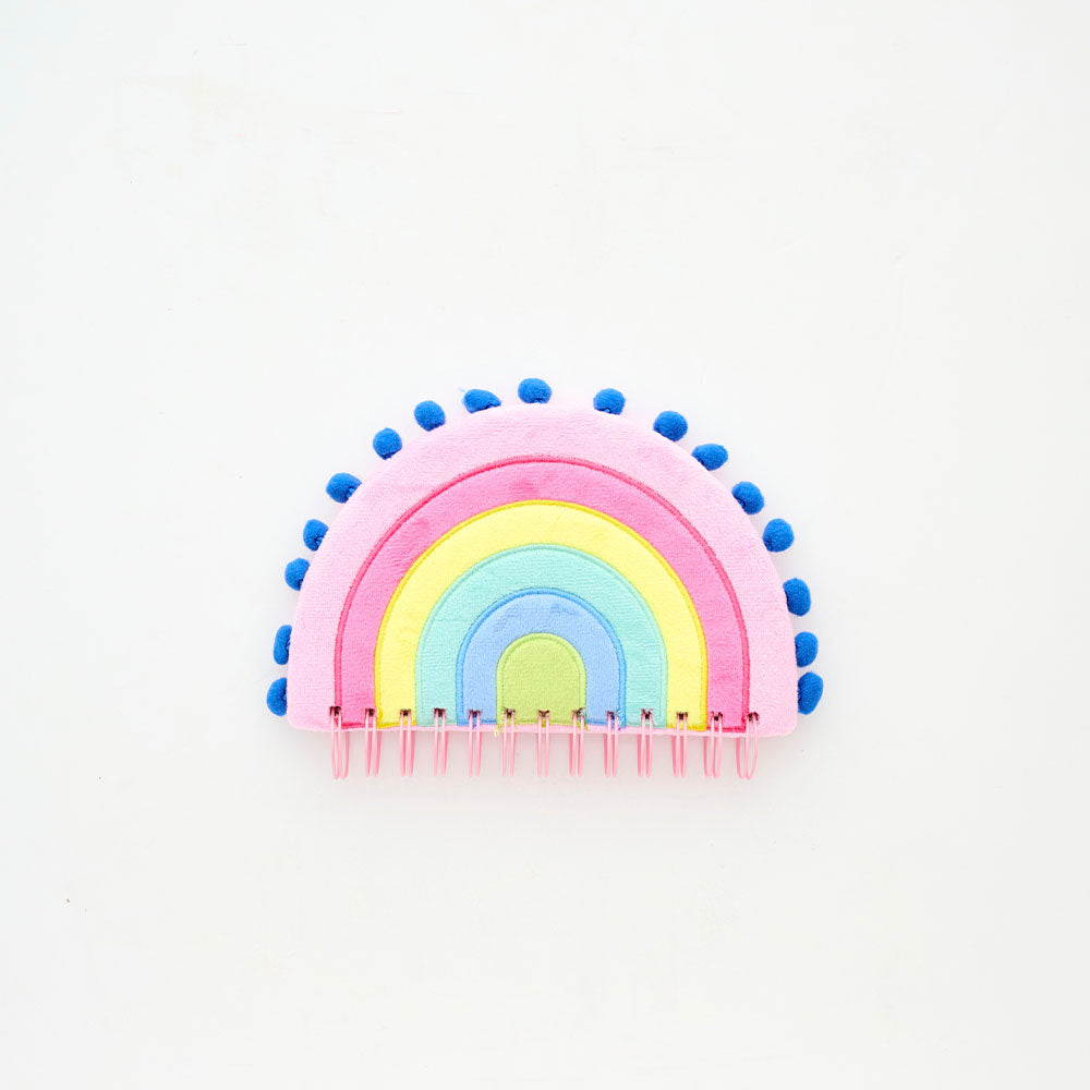 Libreta Rainbow Pom Pom