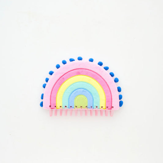 Libreta Rainbow Pom Pom