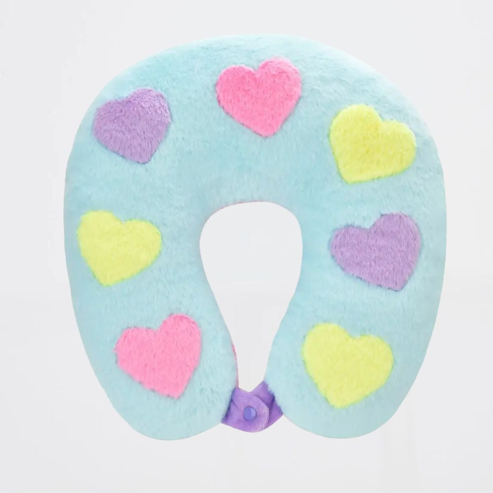 Almohada de Viaje Hearts Color Block