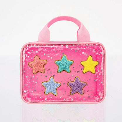 Cosmetiquera Grande Pink Star