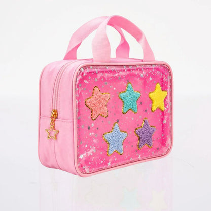 Cosmetiquera Grande Pink Star