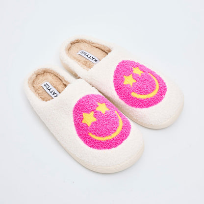 Pantuflas Pink Star M/L