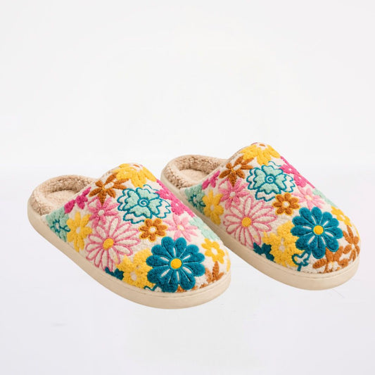 Pantuflas Flowers M/L