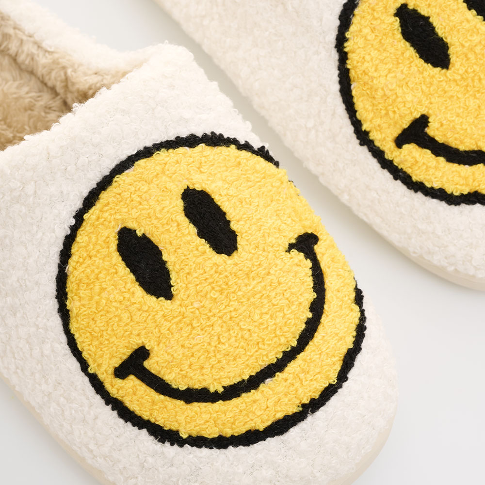 Pantuflas Smiley White S/M