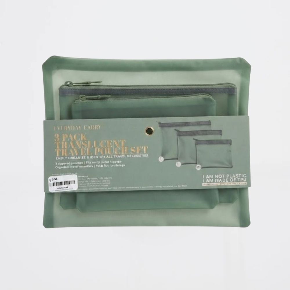 Set Bolsas Pouch Eucalyptus