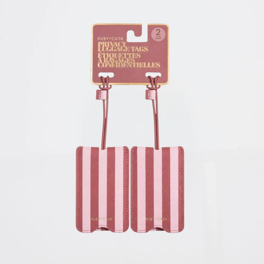 Tags Rose Stripe