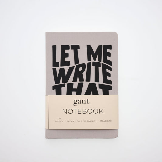 Libreta Write that Down