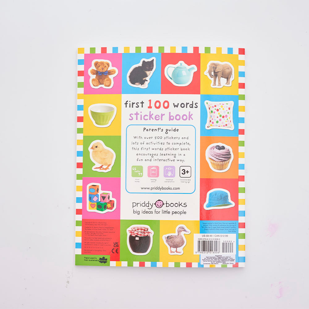 First 100 Stickers: Words