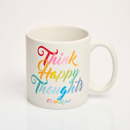 Taza Think Happy Thoughts