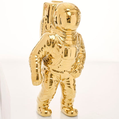 Estatua Astronauta Dorado