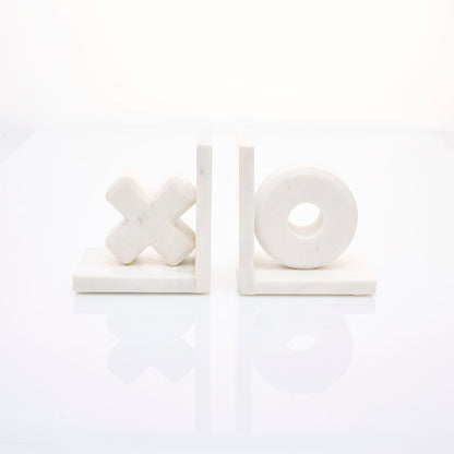 Bookends Marble Xo