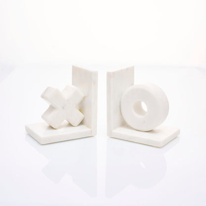 Bookends Marble Xo