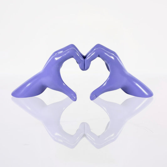 Hand Heart Morado