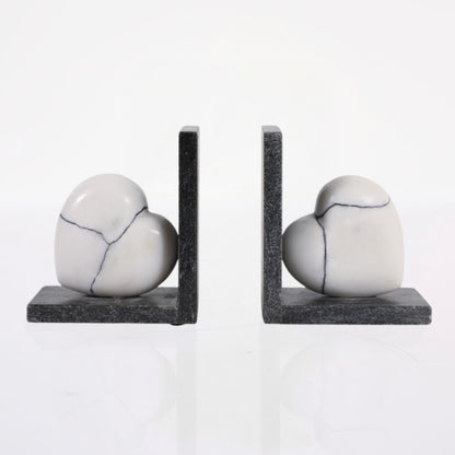 Bookends Cracked Hearts