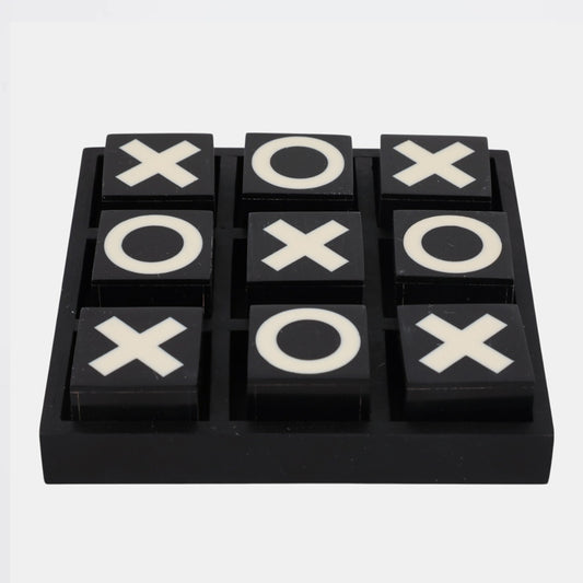 Tic Tac Toe Marmol Negro