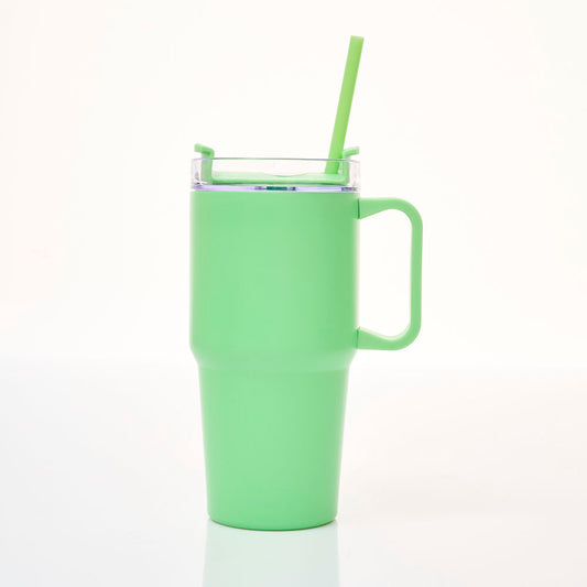 Termo Acero 20oz Verde Limon