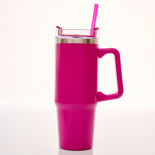 Termo Acero 30oz Magenta