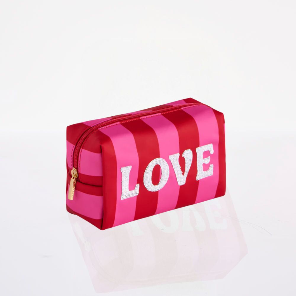 Cosmetiquera Love Striped