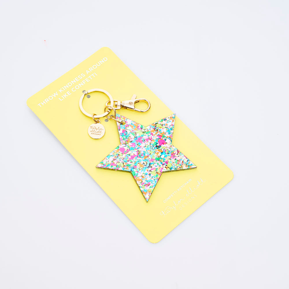 Llavero Confetti Star