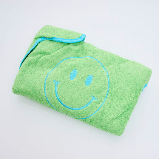 Happy Hooded Towel Green