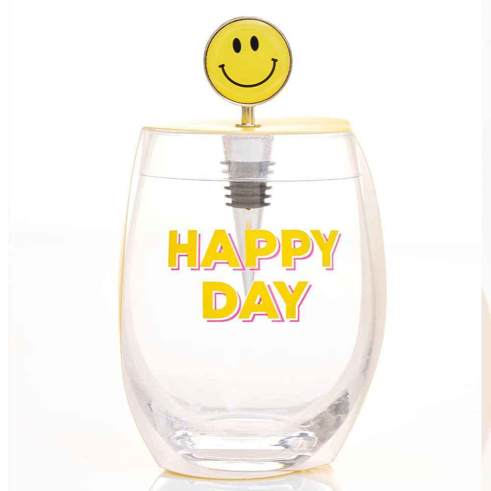 Vaso de Vino Happy